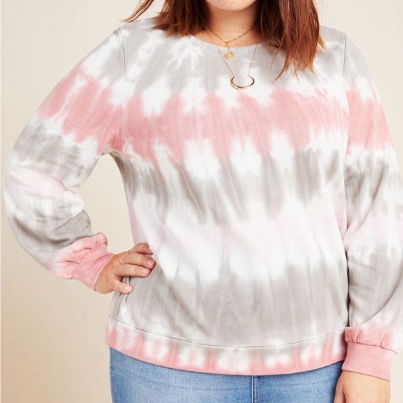 Dolan (from Anthropologie) tie dye lightweight sweatshirt - Picture 5 of 7